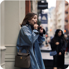 Machine-stitched Bag